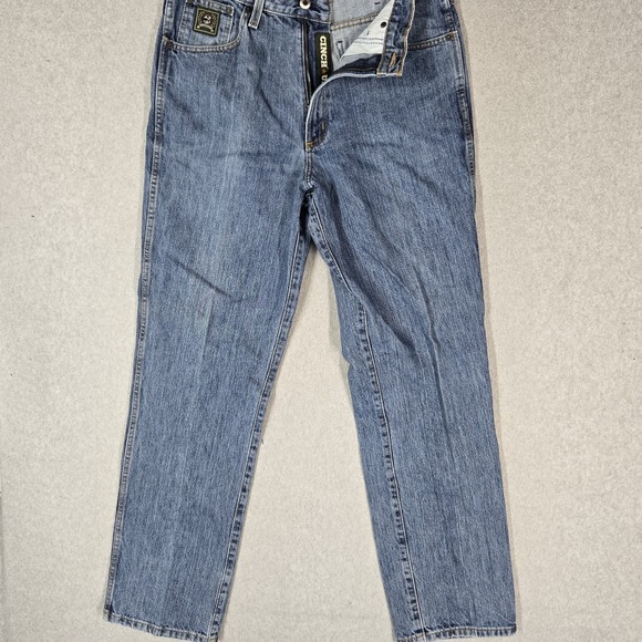 Cinch Other - Cinch Men Jeans 33X34 Blue Denim Green Label Relaxed Tapered 32" Inseam